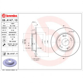   Brembo 08.A147.10