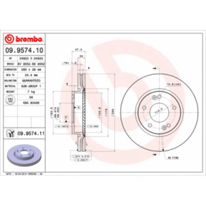   Brembo 09.9574.10