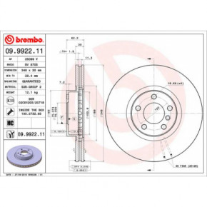   Brembo 09.9922.11