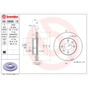   Brembo 09.9998.10