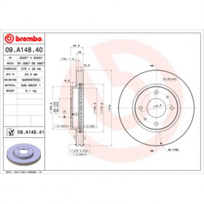   Brembo 09.A148.41