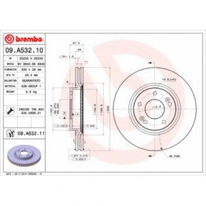   Brembo 09.A532.11