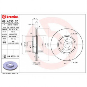   Brembo 09.A535.21