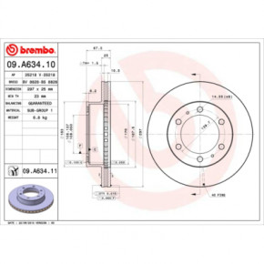   Brembo 09.A634.10