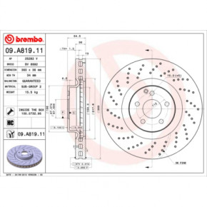   Brembo 09.A819.11