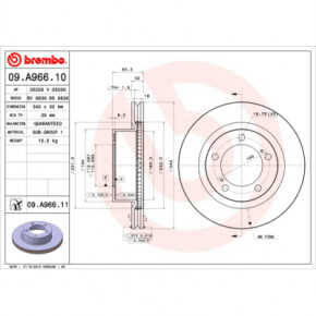   Brembo 09.A966.11