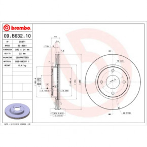   Brembo 09.B632.10