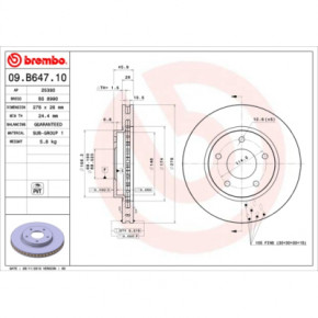   Brembo 09.B647.10