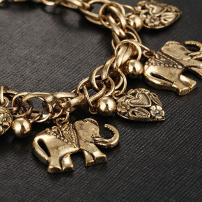   Primo Pulseira Gold Elephant 4