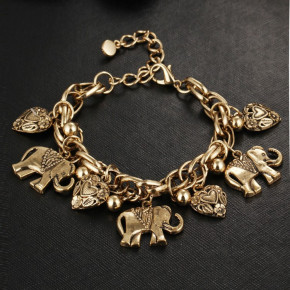   Primo Pulseira Gold Elephant 5