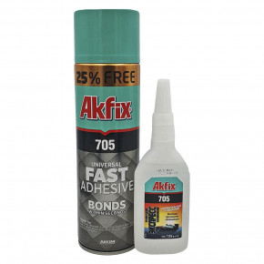    Akfix 705 Fast Adhesive 125  3