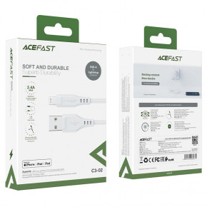  ACEFAST C3-02 USB Lightning 2.4 A 1,2m White (AFC3-02W) 4