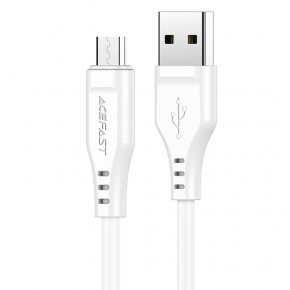  Acefast C3-09 USB Type A Micro 2.4 A 1,2 m White (AFC3-09W)