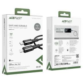  ACEFAST C4-01 USB Type-C Lightning 3 A 1.8m Black (AFC4-01B) 8