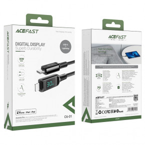  ACEFAST C6-01 USB Type-C Lightning 3 A 1,2 m Black (AFC6-01B) 5