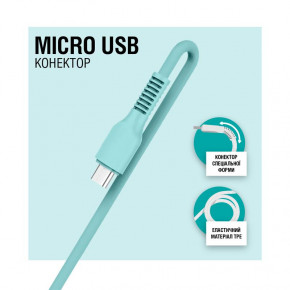  ACCLAB AL-CBCOLOR-M1MT USB-micro USB 1.2  Mint (1283126518140) 4