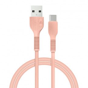  ACCLAB AL-CBCOLOR-T1PH USB-USB Type-C 1.2 Peach (1283126518263)