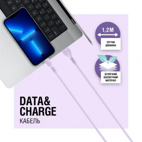  ACCLAB AL-CBCOLOR-T1PP USB-USB Type-C 1.2 Purple (1283126518270) 5