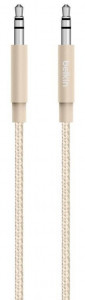  Belkin jack 3.5mm - jack 3.5mm Premium 1.2m, gold (AV10164BT04-GLD)