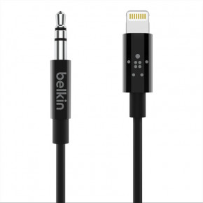  Belkin 3.5  - Lightning MFI 1.8  Black (AV10172BT06-BLK)