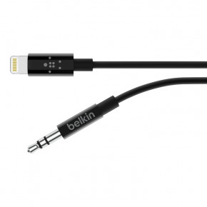  Belkin 3.5  - Lightning MFI 1.8  Black (AV10172BT06-BLK) 4