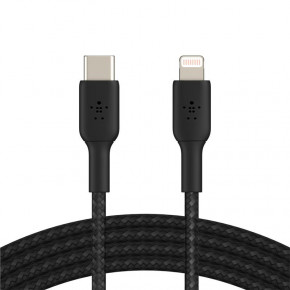   Belkin USB- - Lightning, BRAIDED 1  black (CAA004BT1MBK)