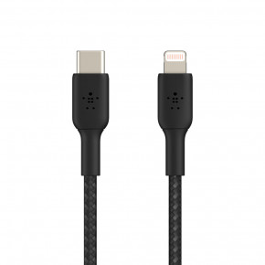   Belkin USB- - Lightning, BRAIDED 1  black (CAA004BT1MBK) 3