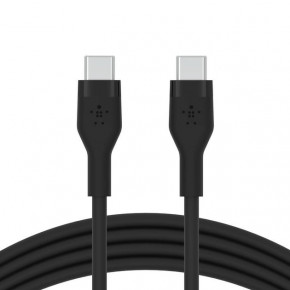  Belkin USB-C - USB-C SILICONE 2m Black (CAB009BT2MBK)