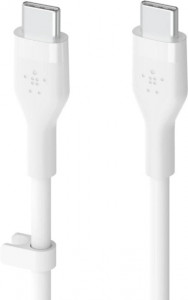  Belkin USB-C - USB-C SILICONE 2m White (CAB009BT2MWH) 4