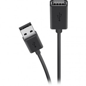  USB-USB 2.0 AM/AF Belkin 1.8m Black (F3U153BT1.8M)