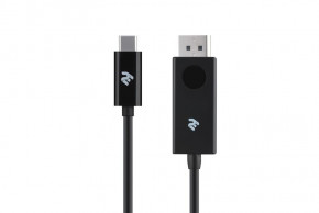  2E Displayport - USB Type-C (M/M), 1 , Black (2E-W1402)