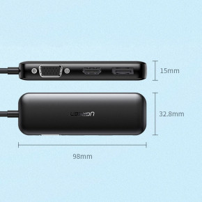 - USB 2.0 Type-C-->VGA V1.2 /HDMI V2.0b/DP  V1.2a CM260 UGREEN  (60568) 12