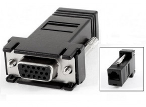  VGA 15F --> RJ45 F (CAT5, CAT6) (B00354) 3