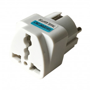   Travel adaptor White