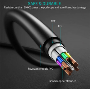  Choetech USB Type C - USB Type C 0.5   (CC0001) 5