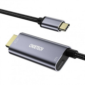  Choetech HDMI - USB Type-C (M/M) 1.8  Grey (XCH-M180GY)