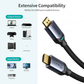  HDMI M - M, 2.0 , V2.1, 8K@60Hz,  Choetech (XHH01) 5