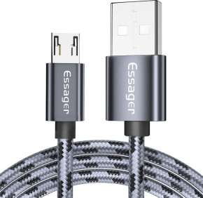   Essager Tiger USB - micro USB 2.4 A 2  - (E1108-2) 3