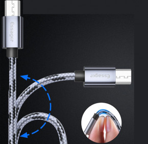   Essager Tiger USB - micro USB 2.4 A 2  - (E1108-2) 7