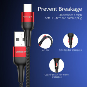   Essager Super Quick Charge 5A USB - USB Type- 1   (E1130) 11