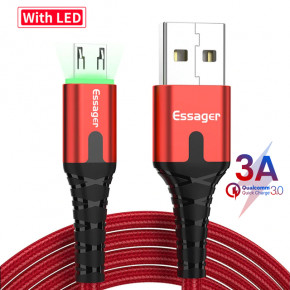   Essager USB - micro USB 3 A 1   (E1156)