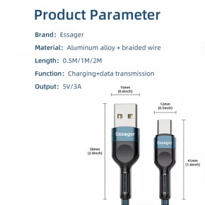   Essager USB - micro USB 2.4  1   (E1199) 6