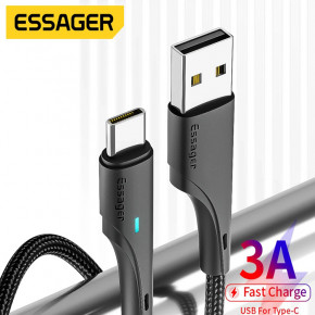   Essager Rousseau Fact charge USB - USB Type-C 3 A 1   (E1232) 3