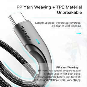   Essager Rousseau Fact charge USB - USB Type-C 3 A 1   (E1232) 6