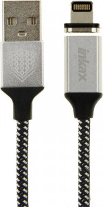  Inkax CK-50 magnetic Lightning cable 1m Black