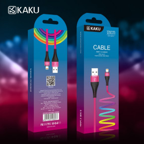 USB  Kaku KSC-109 Lightning 3.2A / 1.2m - Rainbow 5