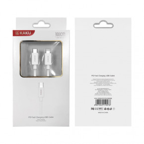  Kaku KSC-238 Type-C to iPhone Lightning 1m PD 60W - White 9