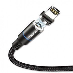 USB   Kaku KSC-194 USB - Lightning 1m - Black 5