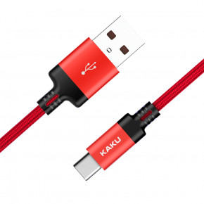 USB  Kaku KSC-331 USB - Type-C 3m - Red