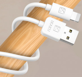 USB  Kaku KSC-332 USB - Lightning 2m - White 4